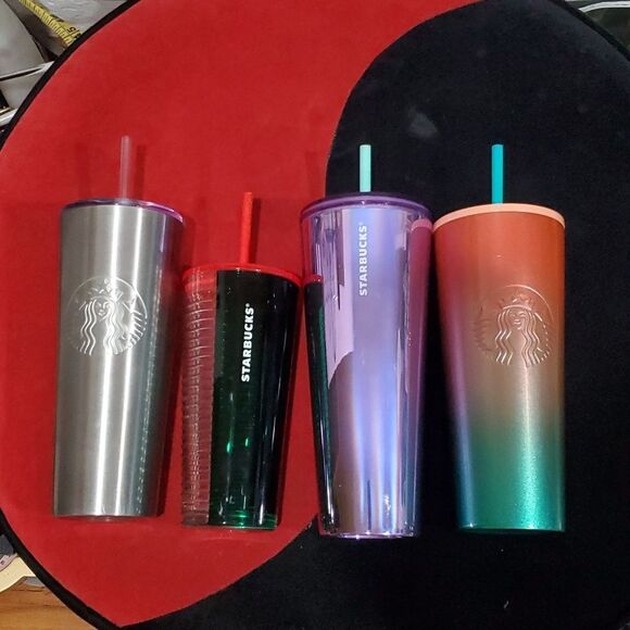 4 Starbucks Tumblers - Picture 1 of 16